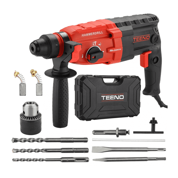 Rotomartillo electroneumático BLOOSOM Pro920 negro y rojo 800W 110V