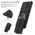 thumbnail image 2 of for Samsung Galaxy S23 Ultra Wallet Case, with Credit Card Holder Stand Kickstand Slim Rugged Shockproof Heavy Duty Defender Armor Military Grade Protective Case for Samsung Galaxy S23 Ultra,Black, 2 of 9