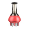 thumbnail image 1 of Buy 2 get 10% off Essential oils Essential Coconut oil Scalp Solution Applicator 6 Combs Ball Type Head Oil Rollerball Massage Comb, Scalp Hair Oil Comb Scalp Care Brush, 1 of 2