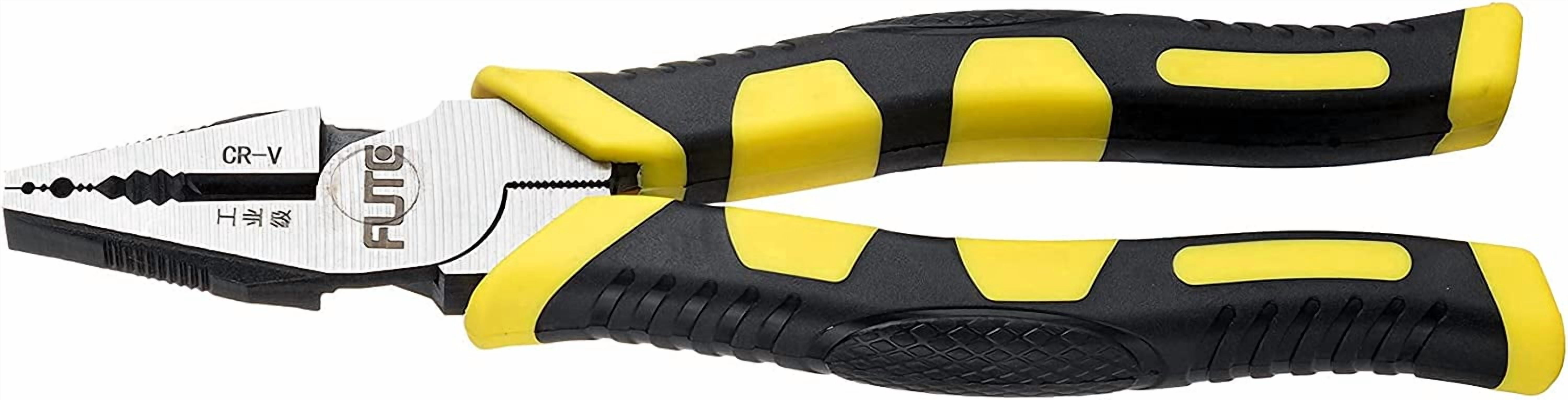 8 inch Linesman Pliers Combination Plier with Wire Cutters,Chrome Vanadium Steel Forged
