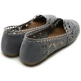 thumbnail image 5 of Ollio Womens Shoe Lace Ballet Breathable Flat ZM1023, 5 of 6