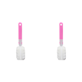 thumbnail image 4 of Cepillo de limpieza de botellas desmontable suave para copas de vino tazas de agua (rosa), 4 of 6