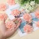 thumbnail image 3 of 16 piezas de flores de gasa naranja, apliques de tela de gasa para coser, parches decorativos 3D para ropa., 3 of 7