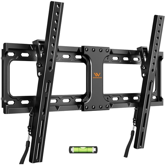 55 65 75 85 inch Tilting TV Wall Mount for 32-90 '' TVs, Low Profile TV Mount Bracket, Safe Lock & Quick Release,Max VESA 600x400mm, 24 inch Studs,132 lbs, Fit Most 55  75  85  86 TVs