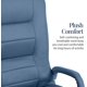 thumbnail image 5 of Songqin Swivel Gaming Chair 360 Degree Multipurpose Floor Chair Rocker for TV, Reading, Playing Video Games w/Lumbar Support, Armrest Handles, Adjustable Foldable Backrest - Dusty Blue, 5 of 16
