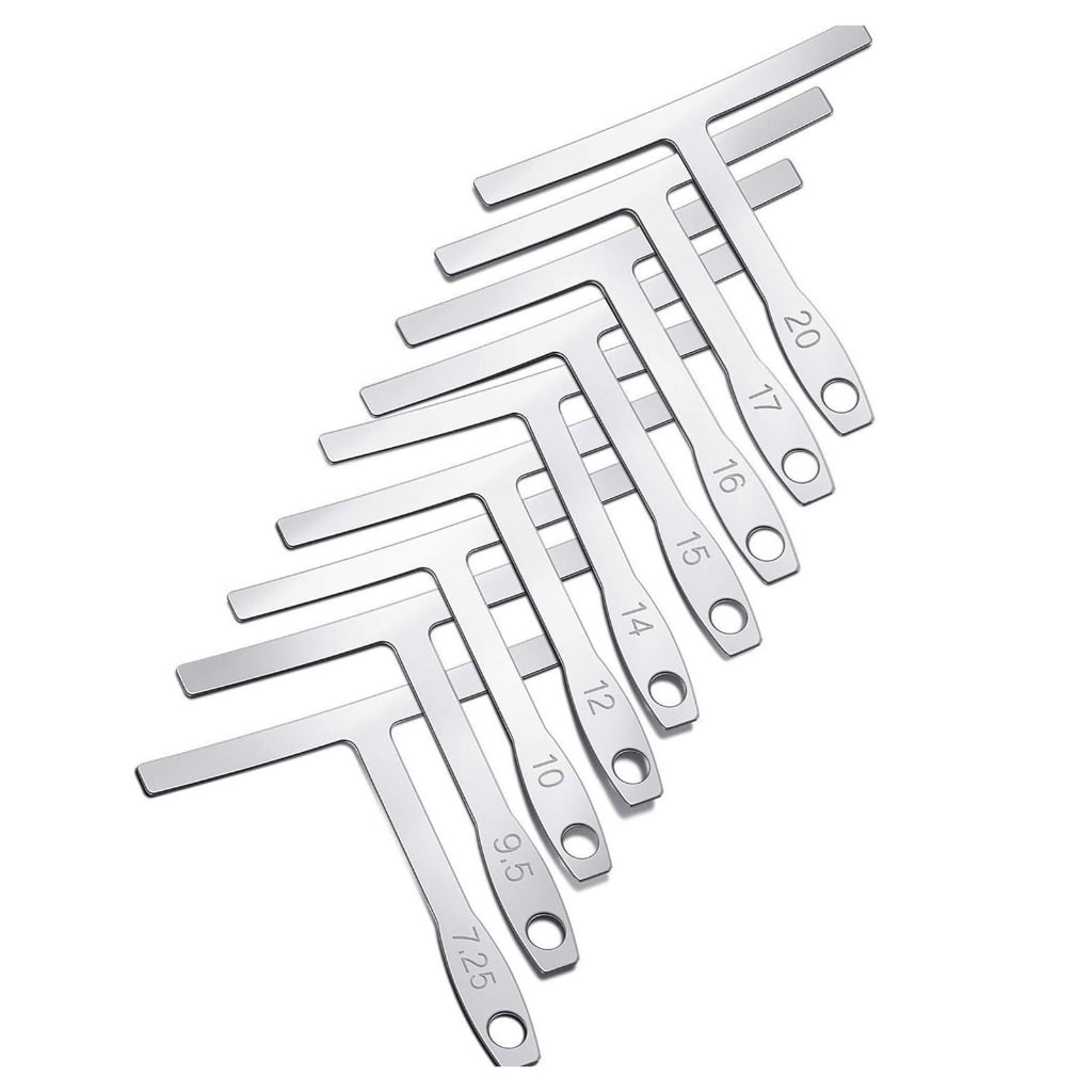 Portable Guitar Setup Tool Fretboard Radius Gauge Easy to Use Guitar Accessories Metal Texture for Easy Adjustments