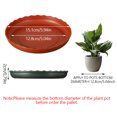 thumbnail image 4 of Injueey Gran oferta, 6 unidades/juego de platillos para plantas, bandejas redondas de plástico para macetas, planes reutilizables lavables, bases de Jardín y Patio Injueey HA006270-00, 4 of 6