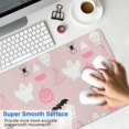 thumbnail image 4 of Long Mouse Pads for Desk,Halloween Ghosts Pumpkins and Bats Desk Mats on Top Of Desks, Desk Mouse Pad Extra Large with 3mm Non-Slip Base and Stitched Edge for Gaming,Office,Work,Home 31.5x11.8in, 4 of 5