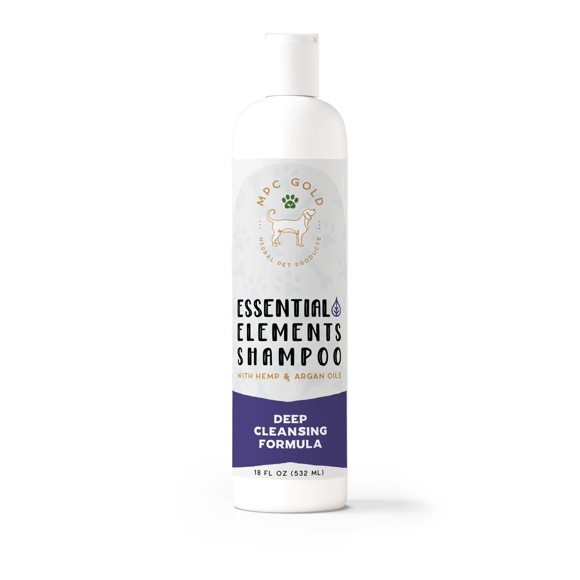 MPC Gold Deep Cleansing Pet Shampoo – All-Natural, Paraben-Free, Non-Toxic – Removes Dirt & Odors