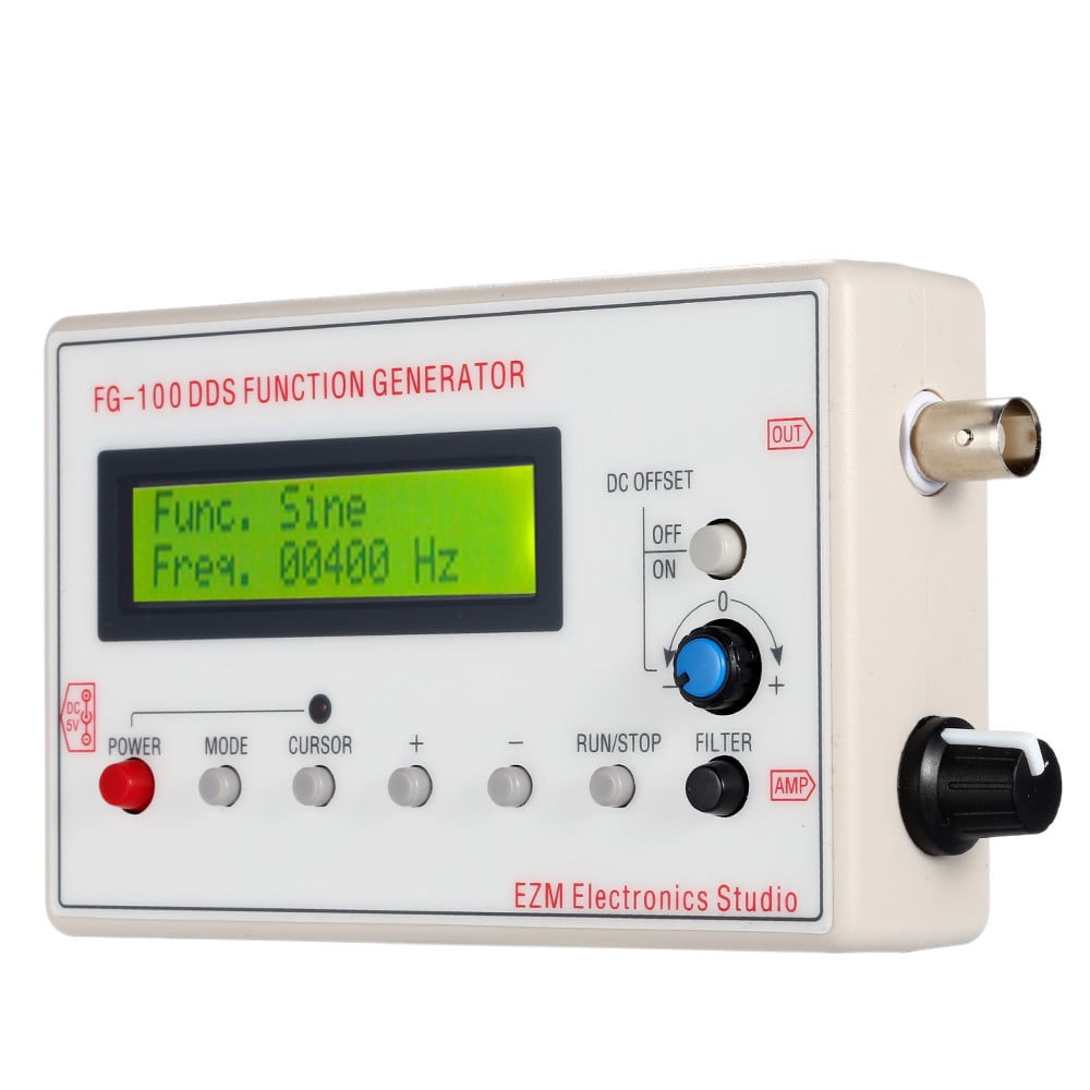 DDS Function Signal Generator Sine Square Triangle Wave Frequency 1Hz-500KHz 