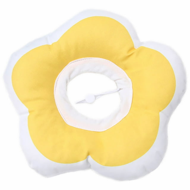 Bangcool Collier de Récupération pour Chat Doux Ajustable Fleur Cône de Cou pour Chaton Collier de Chirurgie pour Chiot