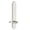 Polished Nickel, variant on Grandeur 835966 Arc Solid Brass Tall Plate Rose Left Handed Passage Door Lever Set - Brass