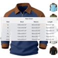 thumbnail image 2 of Aobny Color Block Tshirt for Men Waffle Zip T-Shirts Turtleneck Long Sleeve Big & Tall Tee Shirts,Gray,XL, 2 of 5
