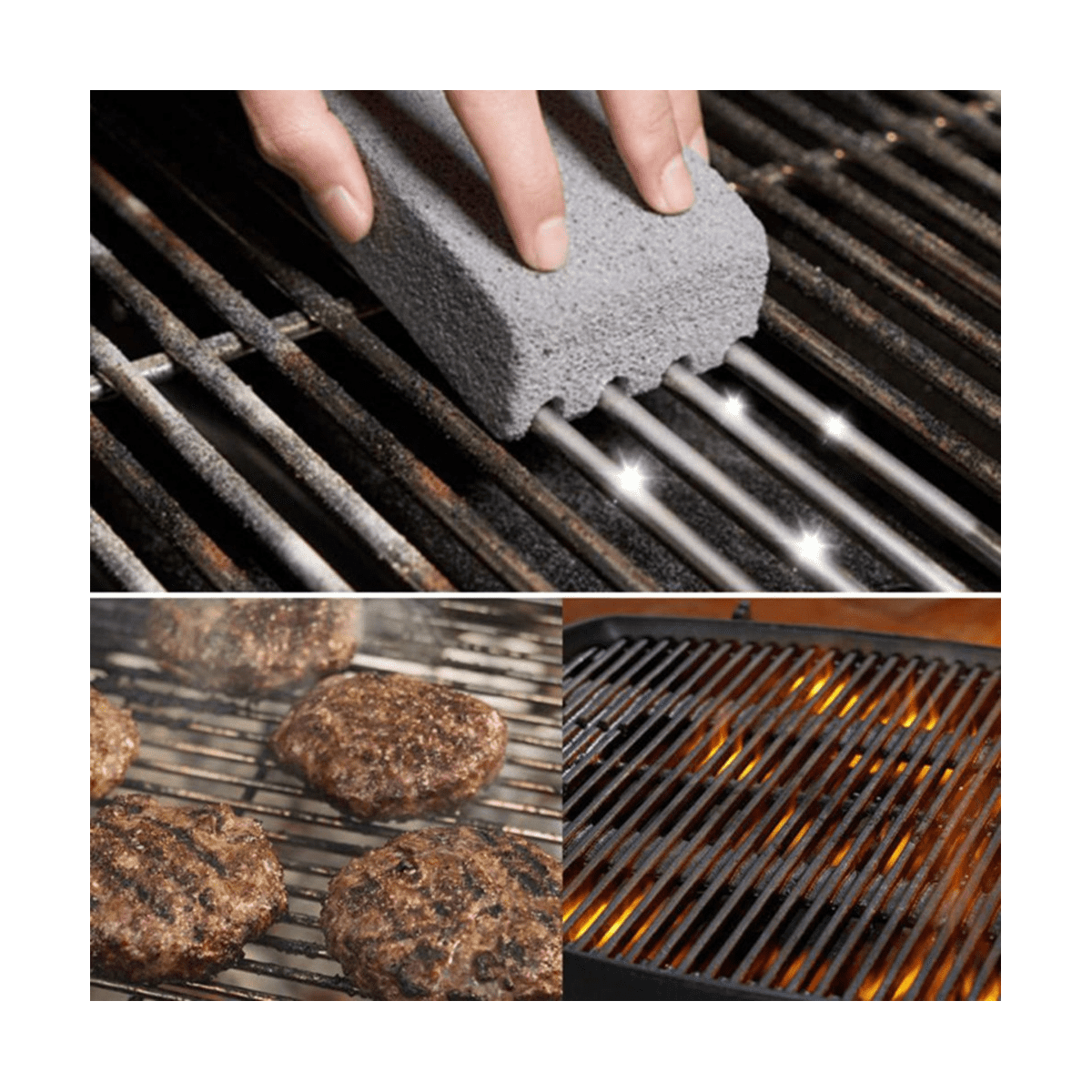 12PCS BBQ Grill Cleaning Brush Brick Block Barbecue Cleaning Stone Pumice Brick for Barbecue Rack Cleaner BBQ Tools