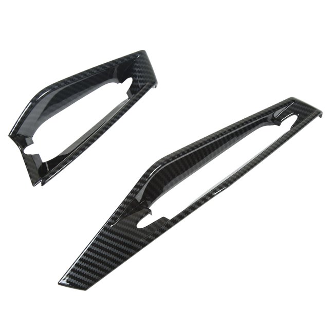 Embellecedor De Cubierta De Salida De CA, Estilo De Fibra De Carbono, Protección Contra Arañazos, Salpicadero, Embellecedor De Ventilación Lateral, Antienvejecimiento Para