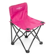 Lucky Bums Kids Quick Folding Camp Chair, Pink