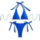 thumbnail image 2 of Traje de baño para mujer, moda, cómodo, color sólido, bikini, traje de baño de color liso para mujer, conjuntos de bikinis, trajes de baño para mujer, 2 of 6