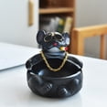 thumbnail image 1 of Cartoon Bully Dog Ashtray, Multifunctional Synthetic Resin, Flexible and Adjustable, Suitable for Home Decor, 1 of 7