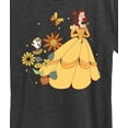 thumbnail image 3 of Disney Princess - Belle And Chip Flower Power -  Women's Short Sleeve Graphic T-Shirt, 3 of 5