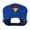 Royal, variant on Map of Africa with Word Embroidered Cap - White OSFM