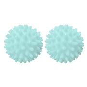 S&T Inc. Reusable Plastic Laundry Dryer Balls, Assorted Colors, 2.5 inch Diameter, 2 per Pack