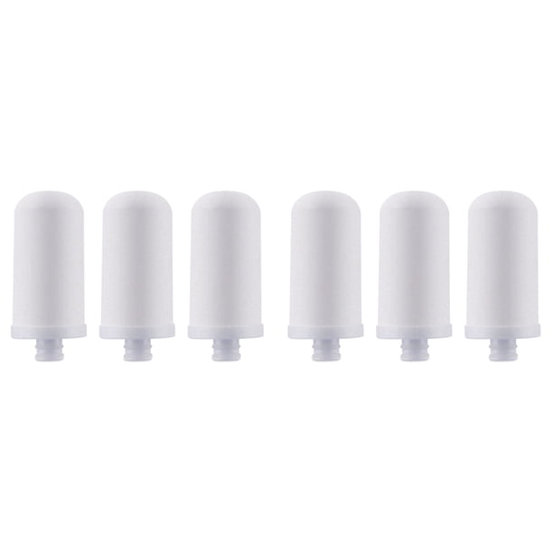 6 Piezas Grifo Purificador de Agua Elementos Filtrantes Filtro Filtro de Agua Jarra Eliminar Fluoruro, Plomo, MicropláSticos para el Hogar