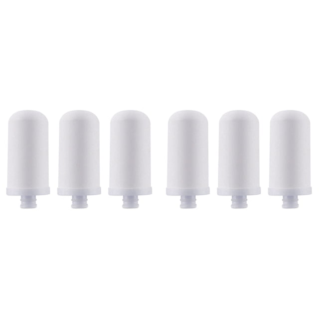 6 Piezas Grifo Purificador de Agua Elementos Filtrantes Filtro Filtro de Agua Jarra Eliminar Fluoruro, Plomo, MicropláSticos para el Hogar