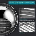 thumbnail image 5 of Grille de Ventilation, Ventilation Murale Ronde de 4 Pouces, Grille en Acier Inoxydable 304 Sortie d'Aération (100mm), 5 of 5