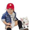 thumbnail image 2 of DALIX Toddler Cute Teddy Bear Hat Cotton Baseball Cap in Red, 2 of 7