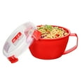 thumbnail image 3 of Sistema Microwave Collection Noodle Bowl, 31.7 Oz, Red, 3 of 3