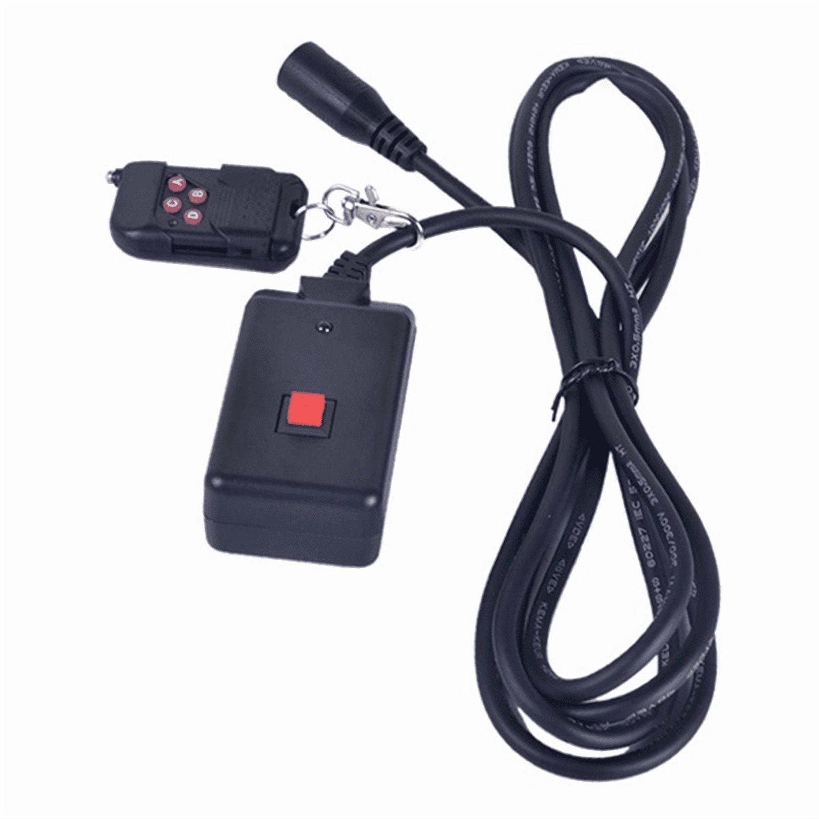 2 PCs 90-240VAC 2 in 1 Wireless Remote Control 3 Pins XLR for Smoke Machine Party DJ Stage Lighting Effect Atmosphere,2 x Fog Machine Remote Controller Kit,Black