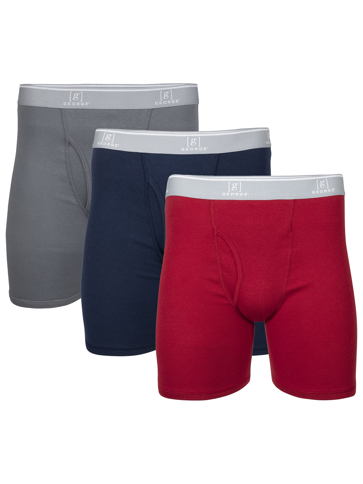 George Men's Boxer Briefs, 3 Pack - Walmart.com