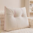 thumbnail image 3 of Size Headboard Pillow with Removable Cover Large Backrest Cushion for Bed Reading Daybed Dorm Bunk Beds Soft Bolster Pillow Back Support Wall Pillow Headboard, 3 of 3