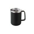 thumbnail image 2 of Tasse de Voyage en Acier Inoxydable, Isolation à Double Paroi, Couvercle Étanche et Résistant aux Fuites, Contenant pour Boissons Chaudes et Froides, pour le Bureau et les Déplacements à l'Extérieur, Noir, 2 of 8
