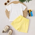 thumbnail image 5 of Baby Boy Outfits Boys Clothes Children's Spring Summer Plaid Printed Short Sleeved Sports 0 6 12 18 24 Months 2T 3T Suits T-Shirt Tops+Long Pants 2-Piece, 5 of 6