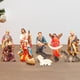 thumbnail image 2 of Figuras de Belén de 11 Uds., adornos navideños artísticos de pesebre de Jesús, conjunto de pesebre colorido, adornos para mesa centro de mesa y, 2 of 8