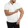 thumbnail image 3 of X RAY JEANS Mens Knit Polo Sweater, Off White, 2XL, 3 of 10