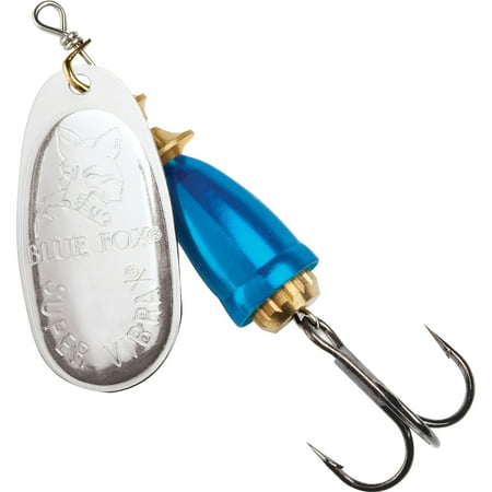 UPC: 0027752009754 | Blue Fox Classic Vibrax 2 Fishing Lure – Silver/Chrome/Blue