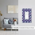 thumbnail image 5 of KLL Skull Purple Flower Pattern Electrical Outlet Covers, 3" x 5" 1 Pack Electric Receptacle Plug Covers for Decorator Receptacle Outlet & Switch-Style U, 5 of 6