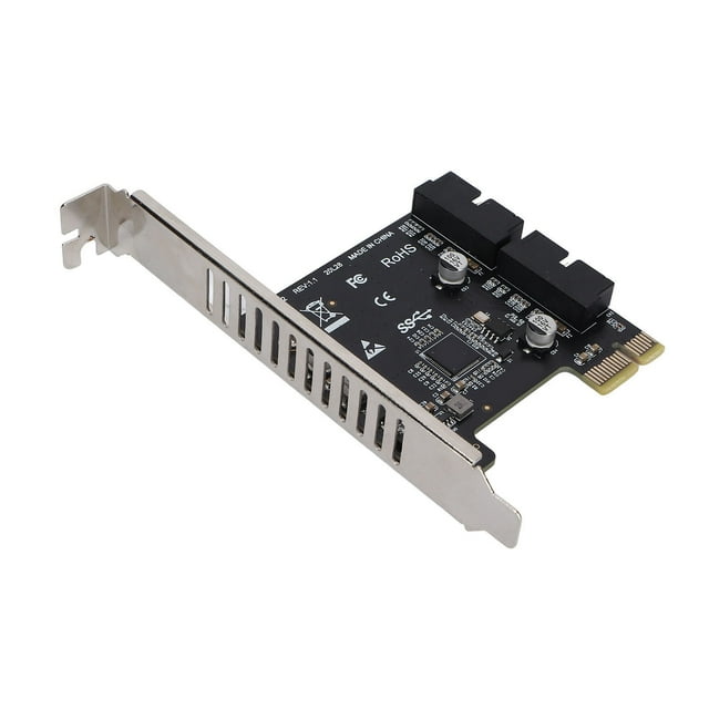 Adaptador de expansión USB Bling Bling Tarjeta de expansión PCIE de escritorio a USB3 0