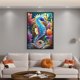 thumbnail image 2 of Kit Punto Cruz Caballito Mar Hilo Algodón Ecológico Bordado Obra Arte 40x60cm 11CT, 2 of 9