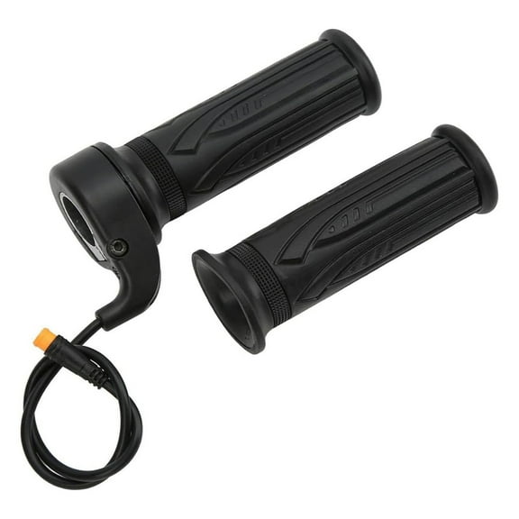 JIAHAOO Electric Bicycle Throttle Grip Kit Full Twist 12V-72V ABS PVC for Scooters Motorcycles Precise Speed Control Left Right
