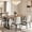 brown, variant on Anoncndin Industrial Dining Table for 4-6, 71 Inch Rectangular - Waterproof Wooden Top - Heavy Duty Metal Frame - Modern Rustic Space-Saving Home Office Furniture, Tiger Stripe