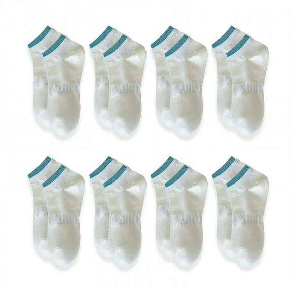 TELOLY 8Pairs Ankle Socks for Women,Women Socks Size 9-11,Cotton Quarter Socks