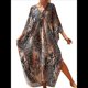 thumbnail image 1 of Vestido Caftán con Estampado Animal para Mujer, Talla Grande, para Playa, Verano 2025 LeopardPoint Talla Única, 1 of 10