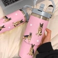 thumbnail image 3 of German Shepherd Gift for Dog Lover,30 oz German Shepherd Tumbler Stainless Steel Insulated with Handle(German Shepherd-Blush, 30 oz), 3 of 6