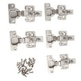 thumbnail image 3 of FUEENIRVA 5 Pcs Fixation Stable Charnière Dissimulée pour Meubles 4.3X2.4X1.6in, 3 of 7