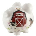 thumbnail image 2 of Bank Barnyard Piggy Bank Ceramic Horse Pig Cow Rooster 36917., 2 of 4