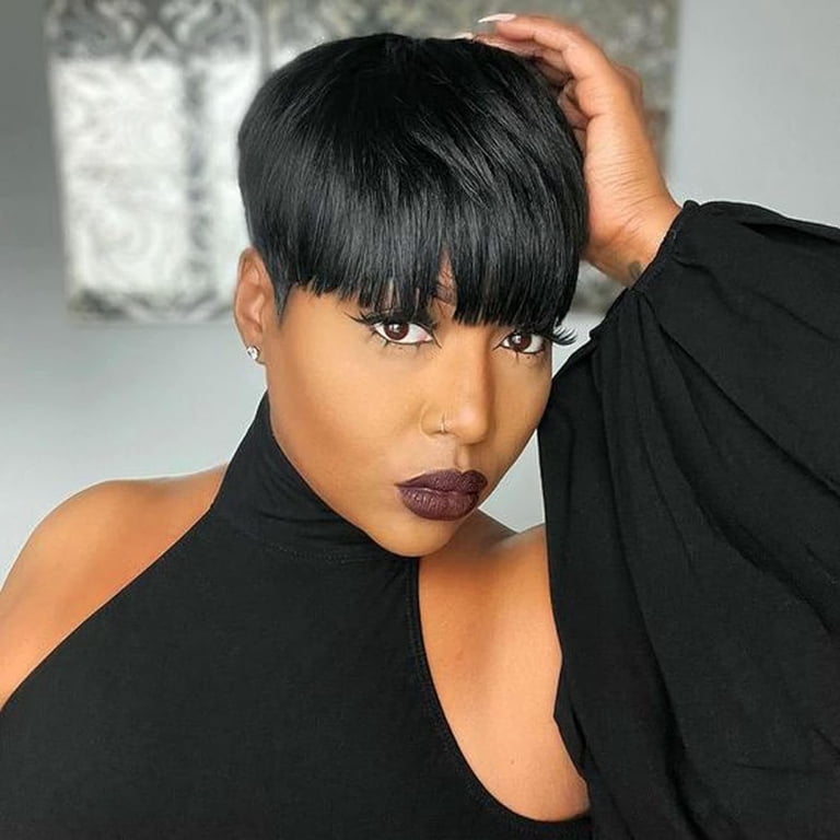 Cece Beauty Pixie wigs for Black Women Human Hair Glueless  display picture 1