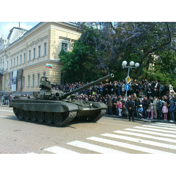 T 72m2 Tank On Army Day Parade In Sofia Inch By 30 Inch Laminated Poster With Bright Colors And Vivid Imagery Fits Perfectly In Many Attractive Frames Walmart Com Walmart Com
